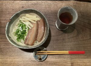 自作の沖縄そば