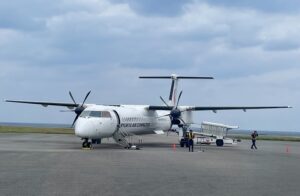琉球エアコミューターのプロペラ機